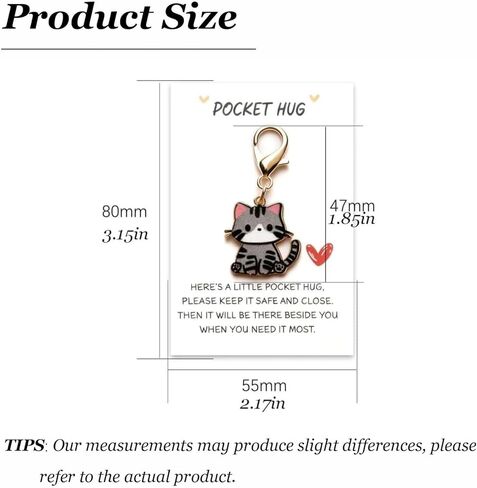 choice of all Cat Keychain Cat Bag Charm Cute Charms for Backpacks Clip On Cat Collar Charms for Handbags Accessories in Saudi Arabia