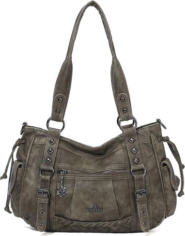 Angel Kiss Shoulder Bag For Women Multi Pocket Retro Hobo Handbags Satchel Tote Bag in Kuwait