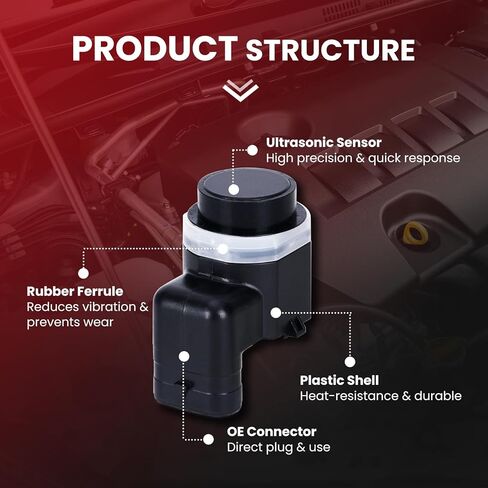 MOCA 4X مستشعر مساعدة وقوف السيارات الاحتياطي العكسي يناسب BMW 2007-2010 X3 2.5L 3.0L أمامي، 2007-2013 X5 3.0L خلفي، 2010-2013 X5 4.4L خلفي، 2007-2010 X5 4.8L خلفي، 2008-2014 X6 3.0L 4.4 لتر in Saudi Arabia