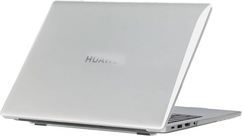 حافظة بمشبك متوافقة مع هاتف Honor MagicBook Art 14 2024/2025، غطاء واقٍ صلب شفاف، أسود in Kuwait