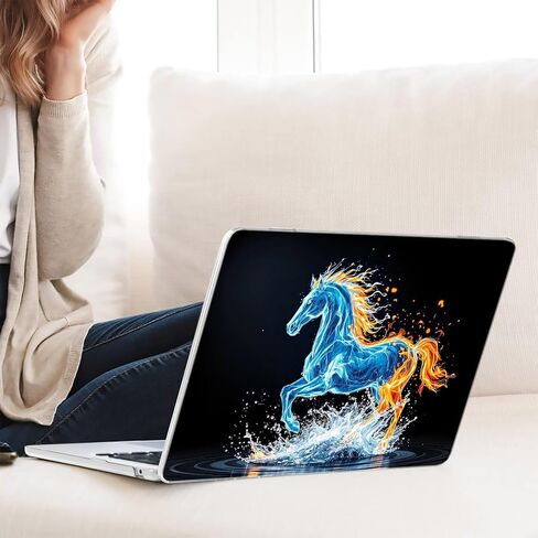 Compatible with MacBook Air 13.6-inch, Hard Shell Case with Keyboard Cover and Screen Protector (A2681, M2 chip / A3113, M3 chip / A3240, M4 chip, 2022-2025 Release) - Horse MC21003 in Saudi Arabia