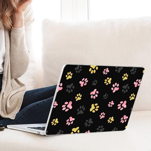 Compatible with MacBook Air 13 inch, Hard Shell Case with Keyboard Cover and Screen Protector (A1369 A1466, 2010-2017 Release) - Paws MD8339 in Saudi Arabia