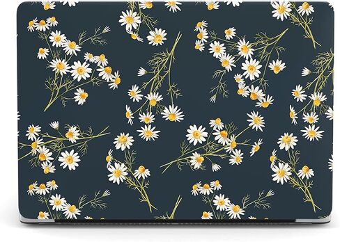 حافظة متوافقة مع ماك بوك برو 15 بوصة 2019 2018 2017 2016 الإصدار A1990 A1707 مع شريط اللمس، حافظة بلاستيكية صلبة واقية وغطاء لوحة المفاتيح لجهاز ماك بوك برو 15.4 بوصة، ديزي in Kuwait