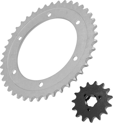 Caltric Front and Rear Sprockets Kit Compatible with Suzuki DR650S / DR650SE 1996-2009 2011 2013 2015-2017 2019 2022-2023 in Saudi Arabia