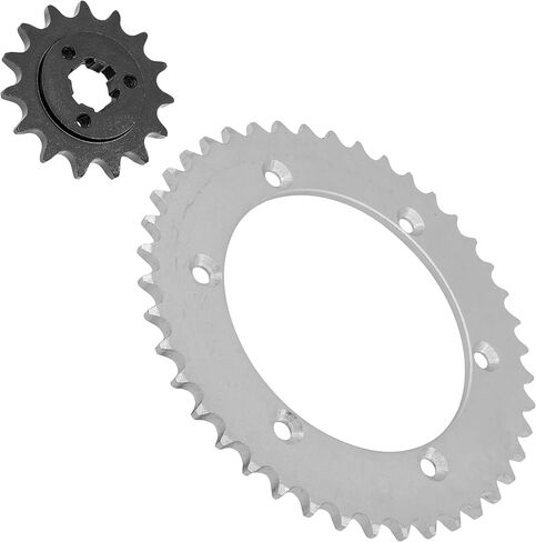 Caltric Front and Rear Sprockets Kit Compatible with Suzuki DR650S / DR650SE 1996-2009 2011 2013 2015-2017 2019 2022-2023 in Saudi Arabia