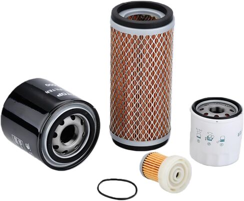 Filter Kit fit for Mahindra Max 28 XL Max 26 XLT Max 26 XL 2415 2516 HST Gear, Max 22 24 25XL HST w/ 1.3L Engine Tractor Replaces MAM0117 35460501800 10382585000 31A6200317 in Saudi Arabia