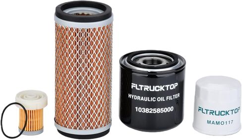 Filter Kit fit for Mahindra Max 28 XL Max 26 XLT Max 26 XL 2415 2516 HST Gear, Max 22 24 25XL HST w/ 1.3L Engine Tractor Replaces MAM0117 35460501800 10382585000 31A6200317 in Saudi Arabia