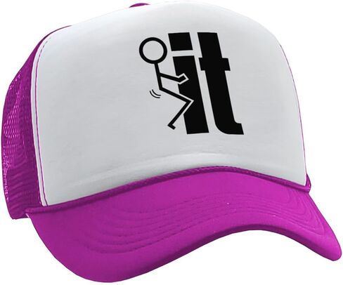 Nukem Em Cap Company Fuck It فرحان مضحك كلاسيكي نمط قابل للتعديل للجنسين قبعة سائق الشاحنة الكبار الفكاهة الخام قبعة في الهواء الطلق in Kuwait