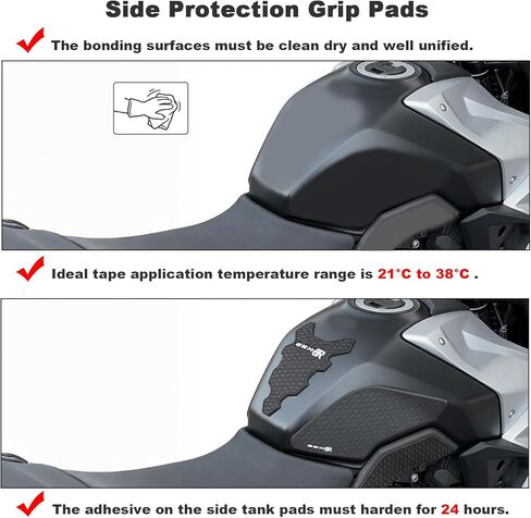 for GSX8R GSX-8R 2024 2025 Tank Pad Protector Motorcycle Sticker Decal Air Knee Grip Tank Traction Pad Side Accessories Tank Pad in Saudi Arabia