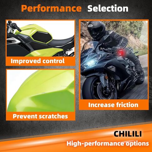 Tank pad For Kawasaki Ninja 500 Z500 Ninja500 SE 2024 2025 Ninja400 Z400 2018-2025 accessories, Tank grips with anti-slip texture Increase friction traction pad Fuel tank protector in Kuwait