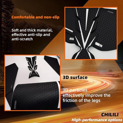 Tank pad For Kawasaki Ninja 500 Z500 Ninja500 SE 2024 2025 Ninja400 Z400 2018-2025 accessories, Tank grips with anti-slip texture Increase friction traction pad Fuel tank protector in Kuwait