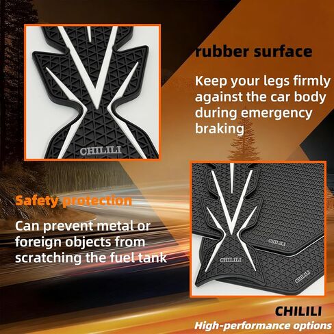 Tank pad For Kawasaki Ninja 500 Z500 Ninja500 SE 2024 2025 Ninja400 Z400 2018-2025 accessories, Tank grips with anti-slip texture Increase friction traction pad Fuel tank protector in Kuwait