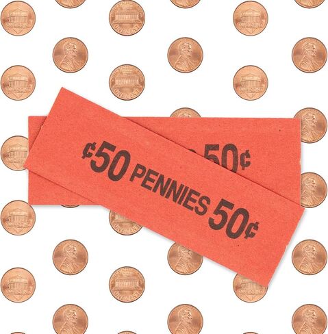 Penny Flat Coin Wrappers, Solid Bundle of 1,000 in Kuwait