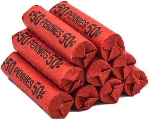 Penny Flat Coin Wrappers, Solid Bundle of 1,000 in Kuwait