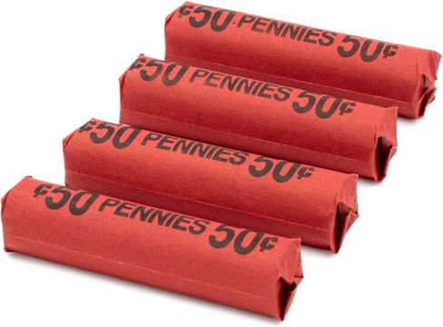 Penny Flat Coin Wrappers, Solid Bundle of 1,000 in Kuwait
