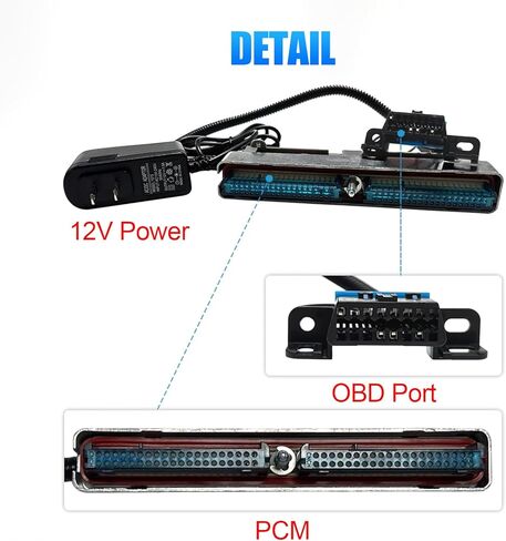 LS Gen 3 E-CM En-gine Programming Con-trol Mo-dule Reader Diagnostic P-CM Bench Harness w/12 Volt Power Supply, Compatible with GM Chevy from 1999 to 2007,OBD2 Port Adapter for Tu-ning Software in Kuwait