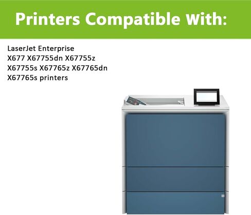 W9270MC Toner Cartridge 4‑Pack Compatible with HP Laserjet Enterprise X677 X67755dn X67755z X67755s X67765z X67765dn X67765s Printer – High Yield Replacement W9270MC W9271MC W9273MC W9272MC (BK/C/M/Y) in Saudi Arabia
