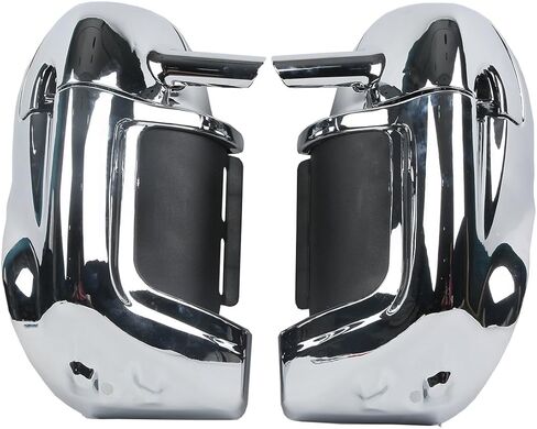 Left and right Vented Fairing Lower Kit Fit for 1983-2013 Harley Davidson Touring Road King Electra Glide Ultra Limited Ultra Classic Street Glide CVO and Trike models Chrome in Kuwait