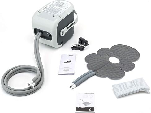 Ossur Cold Rush Therapy Machine System with Ankle Pad - Ergonomic, Adjustable Wrap Pad Included - Quiet, Lightweight Cryotherapy Freeze Kit Pump - Ankle Ice Pack Wrap, Ice Machine for After Surgery in Saudi Arabia