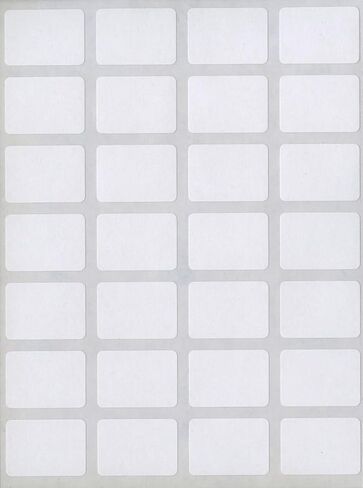 MACO White Rectangular Multi-Purpose Labels, 5/8 x 7/8 Inches, 1000 Per Box (MS-1014) in Kuwait