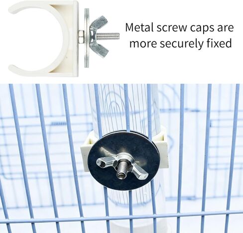 Bird Water Drinker Automatic Parrot Conure Cockatiel Water Dispenser Bird Cage Drinking Device for Medium Small Birds in Saudi Arabia