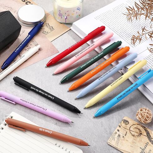48 Pcs Ballpoint Pens Novelty Gifts 12 Style Smooth Writing Pens for Teacher Gifts (Music) in Saudi Arabia