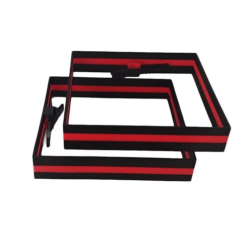 زوج من ثلاثية الأبعاد المطبوعة الموسيقى تأثيري الدعائم دبوس الشعر أغطية الرأس مشبك شعر سماعة الرأس الأخضر الشعر المستقبل زي أغطية الرأس مقاطع مربعة in Kuwait