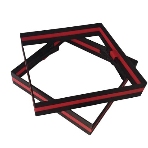 زوج من ثلاثية الأبعاد المطبوعة الموسيقى تأثيري الدعائم دبوس الشعر أغطية الرأس مشبك شعر سماعة الرأس الأخضر الشعر المستقبل زي أغطية الرأس مقاطع مربعة in Kuwait