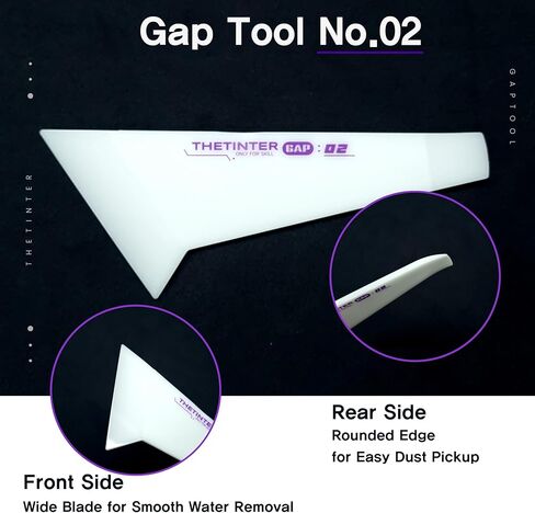 6-in-1 Window Tint Gap Tool Kit – Professional Narrow Gap Tint Finishing & Dust Removal Tools, POM Precision Squeegee Set for Car Window Tint, Vinyl Wrap & PPF in Saudi Arabia