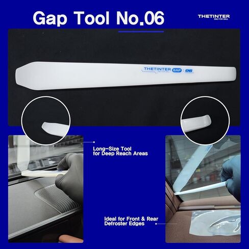6-in-1 Window Tint Gap Tool Kit – Professional Narrow Gap Tint Finishing & Dust Removal Tools, POM Precision Squeegee Set for Car Window Tint, Vinyl Wrap & PPF in Saudi Arabia