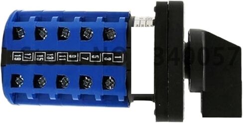 1pcs Universal Switch LW28-20A/5, 3Position 20Terminals Rotary Cam Changeover Switch 550V 20A 3position 5 knots in Kuwait