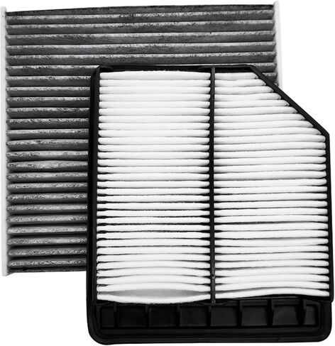 FUN-DRIVING Comb Cabin Engine Air Filter for Honda Civic 1.8L 2011 2010 2009 2008 2007 2006 in Saudi Arabia