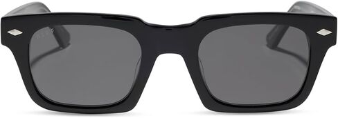 DIFF | Yellowstone Sunglasses Kayce Dutton Square Sunglasses for Men and Women | UV400 Polarized Protection | Classic Black + Grey in Saudi Arabia