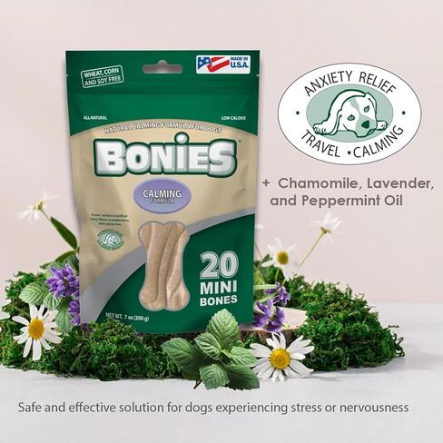 BONIES Natural Calming Multi-Pack MINI (20 Bones / 7 oz) in Kuwait