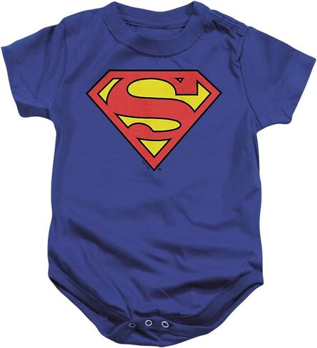 بدلة قطعة واحدة للأطفال الرضع بشعار Popfunk Superman من مجموعة ملابس الأطفال الرضع من الأولاد in Kuwait