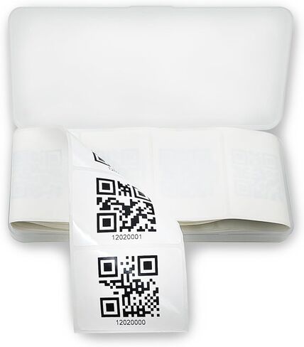 Asset Tags QR Labels for Organizing, Moving, Storage, and Inventory Tracking, 2.2'' x 1.6'' (55mm x 40mm), 100 Counts in Kuwait