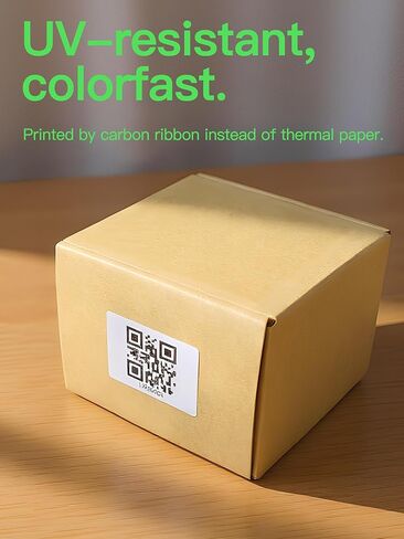 Asset Tags QR Labels for Organizing, Moving, Storage, and Inventory Tracking, 2.2'' x 1.6'' (55mm x 40mm), 100 Counts in Kuwait