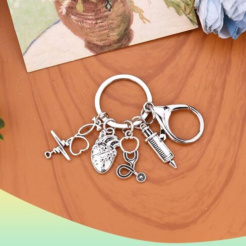 Medical Cardiologist Retirement Cardiology Gifts for Doctors Day Gifts Keychain for Women Men Cardiac Surgeon Gift for Doctor Cardiologist Novelty Cardiology Graduation Gift for Him Her Students Nurse in Saudi Arabia