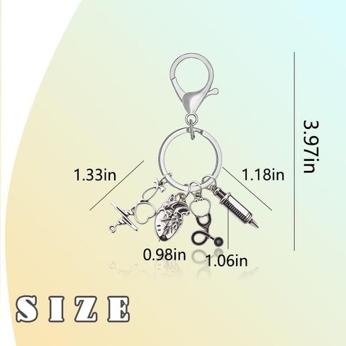 Medical Cardiologist Retirement Cardiology Gifts for Doctors Day Gifts Keychain for Women Men Cardiac Surgeon Gift for Doctor Cardiologist Novelty Cardiology Graduation Gift for Him Her Students Nurse in Saudi Arabia
