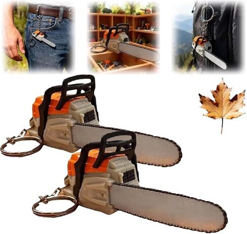 Mini Chainsaw Keychain Portable Chainsaw Key Ring, Outdoor Tool Themes Pruning Firefighting Chainsaws with Realistic in Kuwait