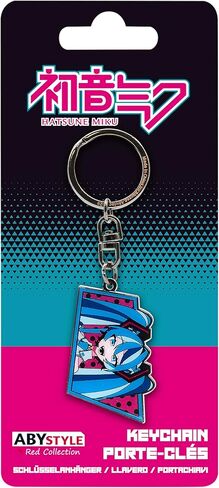 ABYSTYLE – HATSUNE MIKU Polka Dots Keyring – Official Product – Metal & PVC – Collector Design in Saudi Arabia