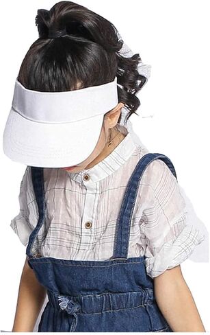 Toddler Sun Visor Girls Age 2-6, Kids Beach Visor Summer UV Protection Sport Cap for 6-12T in Kuwait