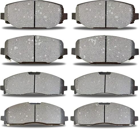 D1589 D1596 Front Rear Semi-metallic Brake Pads Set Fit For 2012-2016 for Chrysler Town & Country,2012-2020 Dodge Grand Caravan,2012-2020 Dodge Journey,2012-2015 Ram C/V,2012-2014 Volkswagen Routan in Kuwait