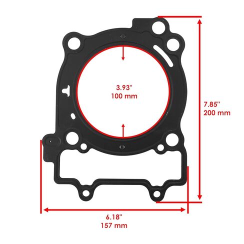 طقم حشيات صمام رأس أسطوانة كالتريك متوافق مع Polaris Ranger 570/570 F 2014 2015 2016 in Kuwait