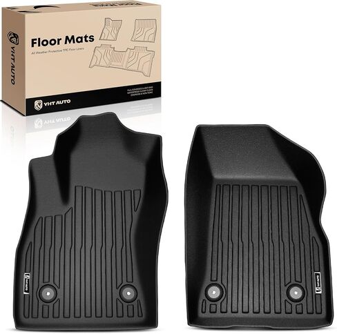 YHTAUTO Floor Mats Compatible with Ram ProMaster City 2015-2022, TPE All Weather Car Mats Waterproof Anti-Slip Odorless Floor Liner, Interior Accessories, 1st & 2nd Row, Set of 3 in Saudi Arabia