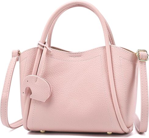 محفظة صغيرة تمر بالجسم للنساء، حقيبة يد صغيرة من الجلد الصناعي مع مقبض علوي وحزام قابل للتعديل، حقيبة كتف أنيقة in Kuwait