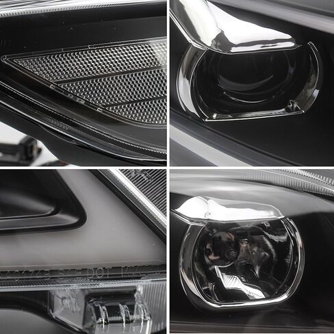 VLAND Headlight for Corolla 2011 2012 2013, Front Lights Assembly for Corolla with Clear lens, Bulb Type: D2S / D2H (Not Included) in Saudi Arabia