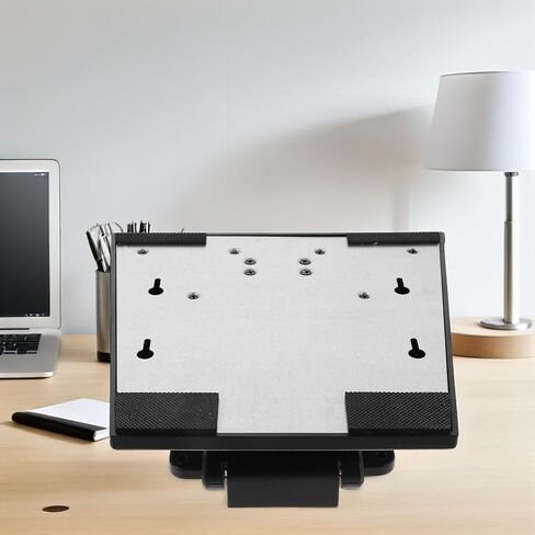 MERRYHAPY Portable Monitor Stand Riser for 14-24 Inch Screens, Compact Office Monitor Holder with Foldable Base, Stable Computer Screen Mount for Small Workspace Use in Saudi Arabia