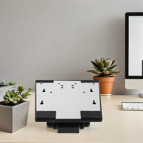 MERRYHAPY Portable Monitor Stand Riser for 14-24 Inch Screens, Compact Office Monitor Holder with Foldable Base, Stable Computer Screen Mount for Small Workspace Use in Saudi Arabia