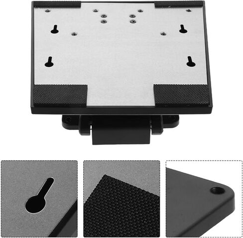 MERRYHAPY Portable Monitor Stand Riser for 14-24 Inch Screens, Compact Office Monitor Holder with Foldable Base, Stable Computer Screen Mount for Small Workspace Use in Saudi Arabia